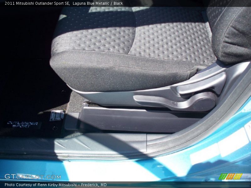 Laguna Blue Metallic / Black 2011 Mitsubishi Outlander Sport SE