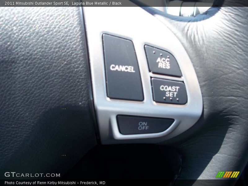 Laguna Blue Metallic / Black 2011 Mitsubishi Outlander Sport SE