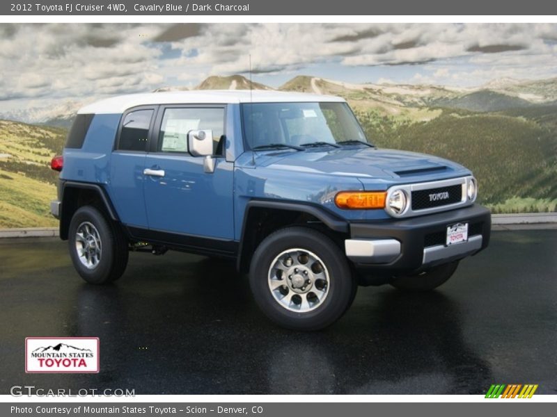 Cavalry Blue / Dark Charcoal 2012 Toyota FJ Cruiser 4WD