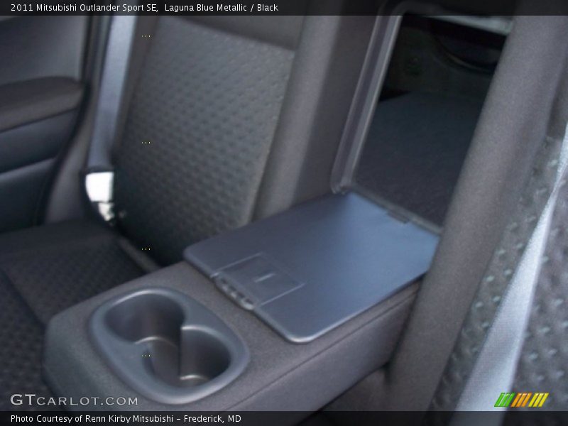 Laguna Blue Metallic / Black 2011 Mitsubishi Outlander Sport SE