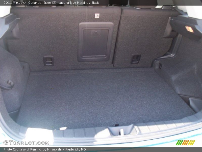 Laguna Blue Metallic / Black 2011 Mitsubishi Outlander Sport SE