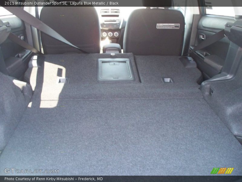 Laguna Blue Metallic / Black 2011 Mitsubishi Outlander Sport SE