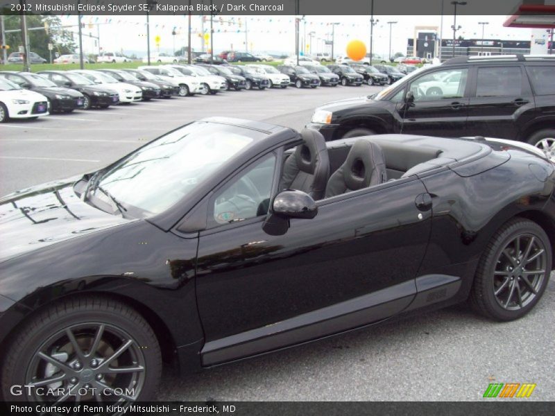 Kalapana Black / Dark Charcoal 2012 Mitsubishi Eclipse Spyder SE