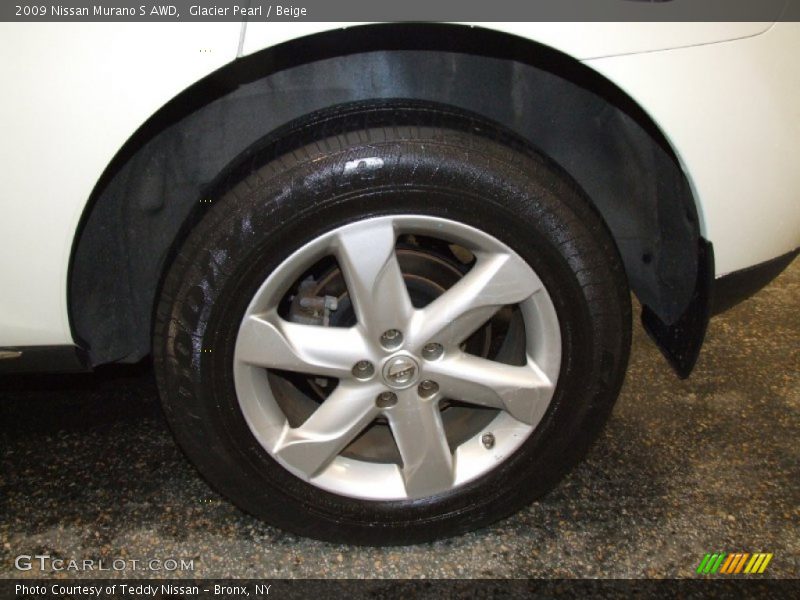 Glacier Pearl / Beige 2009 Nissan Murano S AWD