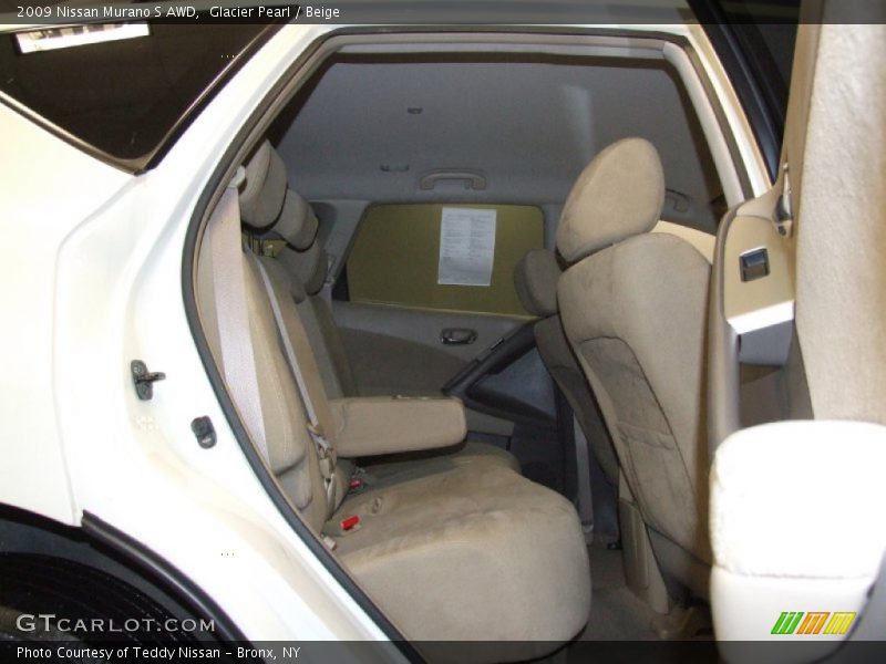 Glacier Pearl / Beige 2009 Nissan Murano S AWD