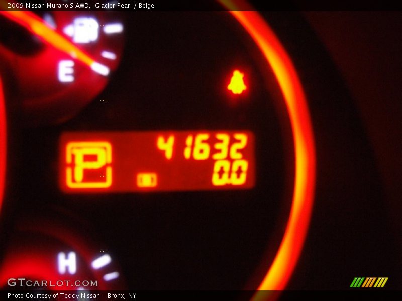 Glacier Pearl / Beige 2009 Nissan Murano S AWD