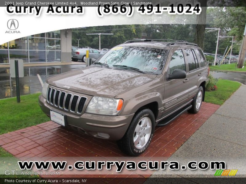 Woodland Brown Satin Glow / Sandstone 2001 Jeep Grand Cherokee Limited 4x4