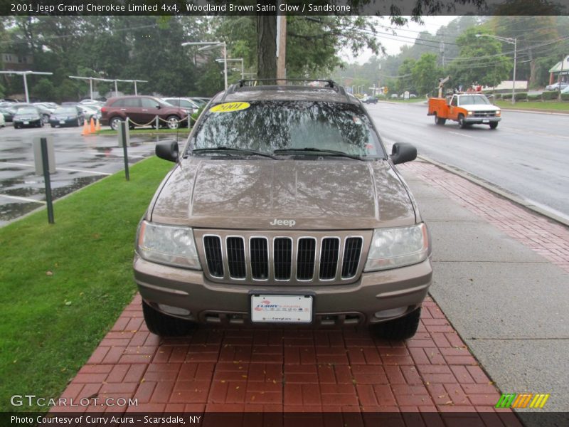 Woodland Brown Satin Glow / Sandstone 2001 Jeep Grand Cherokee Limited 4x4