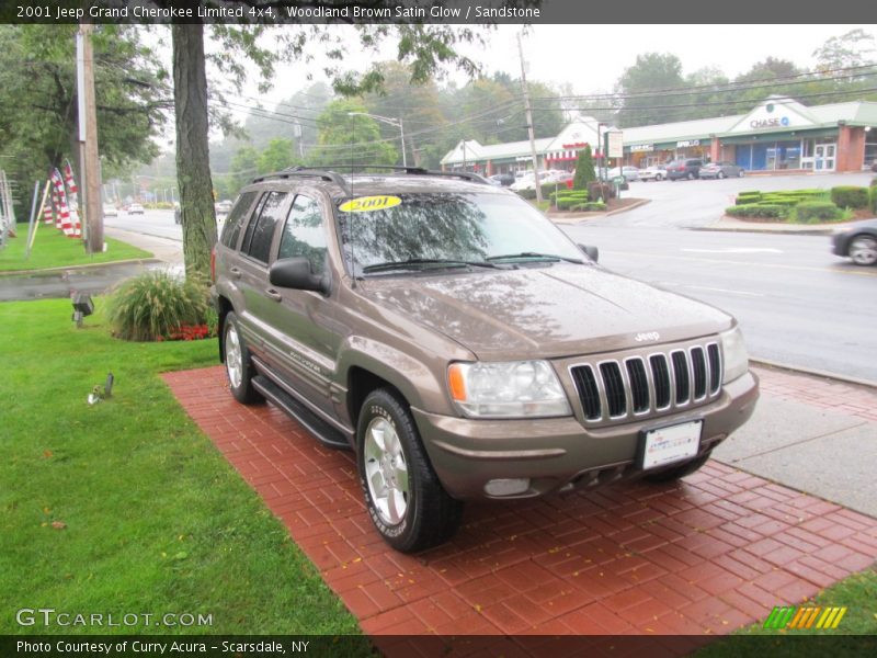 Woodland Brown Satin Glow / Sandstone 2001 Jeep Grand Cherokee Limited 4x4