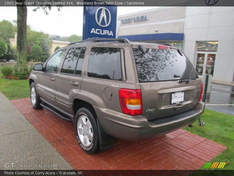 Woodland Brown Satin Glow / Sandstone 2001 Jeep Grand Cherokee Limited 4x4