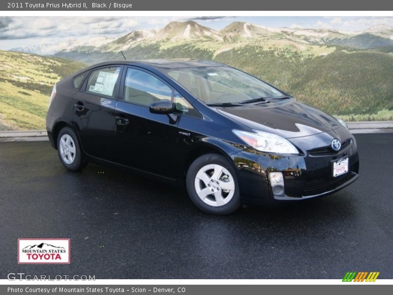 Black / Bisque 2011 Toyota Prius Hybrid II