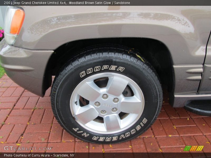 Woodland Brown Satin Glow / Sandstone 2001 Jeep Grand Cherokee Limited 4x4