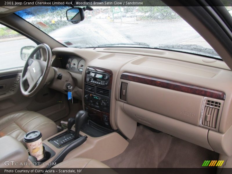Woodland Brown Satin Glow / Sandstone 2001 Jeep Grand Cherokee Limited 4x4