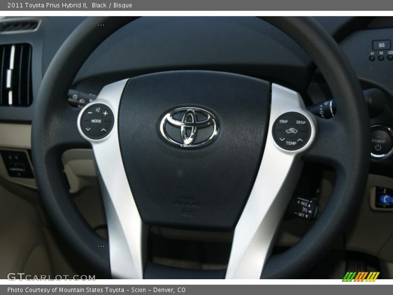 Black / Bisque 2011 Toyota Prius Hybrid II