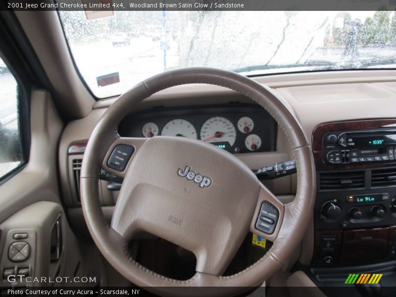 Woodland Brown Satin Glow / Sandstone 2001 Jeep Grand Cherokee Limited 4x4