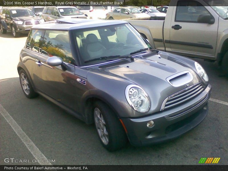 Royal Grey Metallic / Black/Panther Black 2006 Mini Cooper S Hardtop