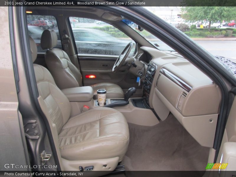 Woodland Brown Satin Glow / Sandstone 2001 Jeep Grand Cherokee Limited 4x4