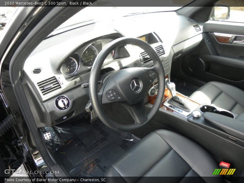 Black / Black 2010 Mercedes-Benz C 300 Sport