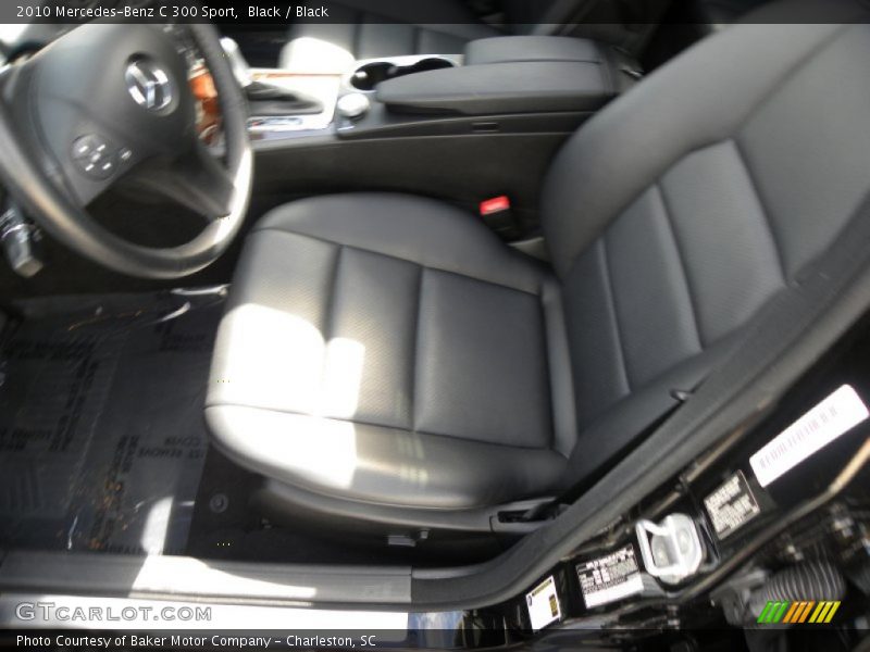 Black / Black 2010 Mercedes-Benz C 300 Sport