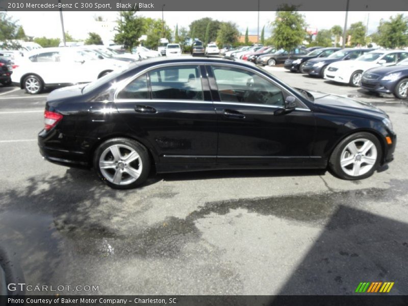 Black / Black 2010 Mercedes-Benz C 300 Sport