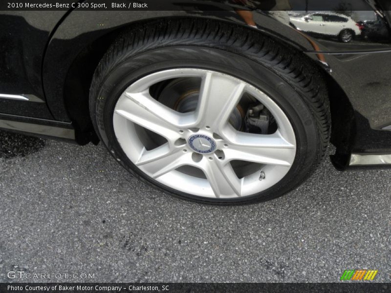 Black / Black 2010 Mercedes-Benz C 300 Sport