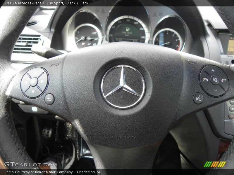 Black / Black 2010 Mercedes-Benz C 300 Sport