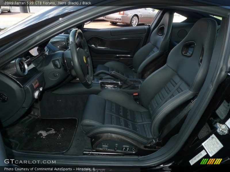  2009 599 GTB Fiorano  Black Interior