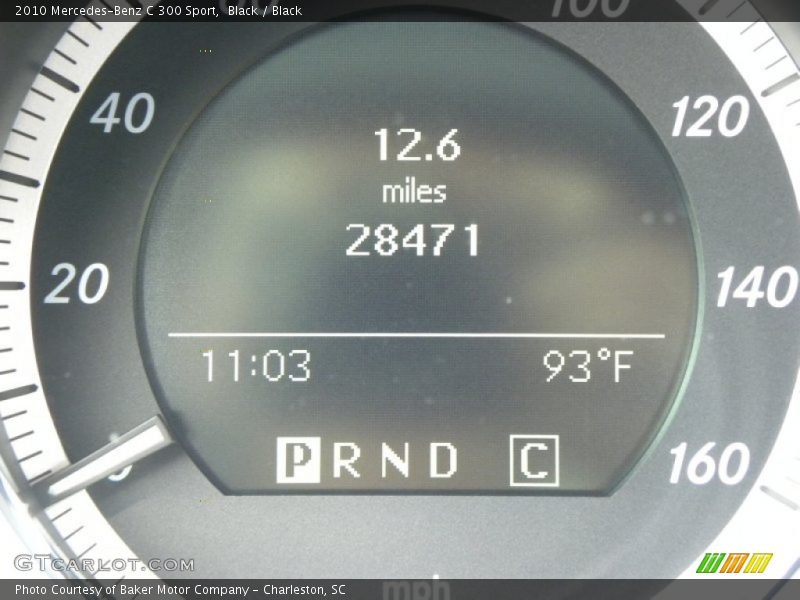 Black / Black 2010 Mercedes-Benz C 300 Sport