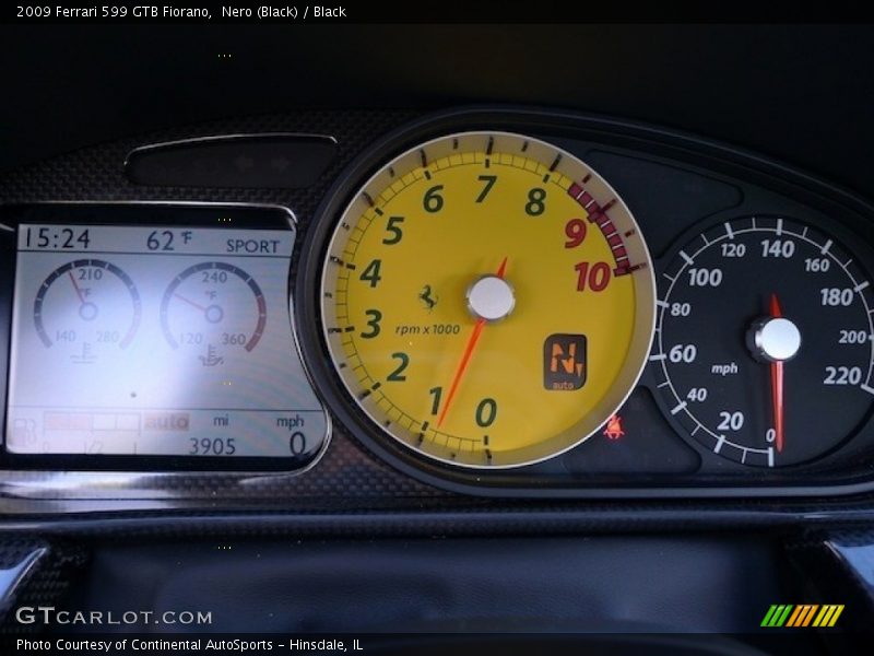  2009 599 GTB Fiorano   Gauges