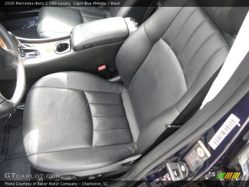 Capri Blue Metallic / Black 2006 Mercedes-Benz C 280 Luxury
