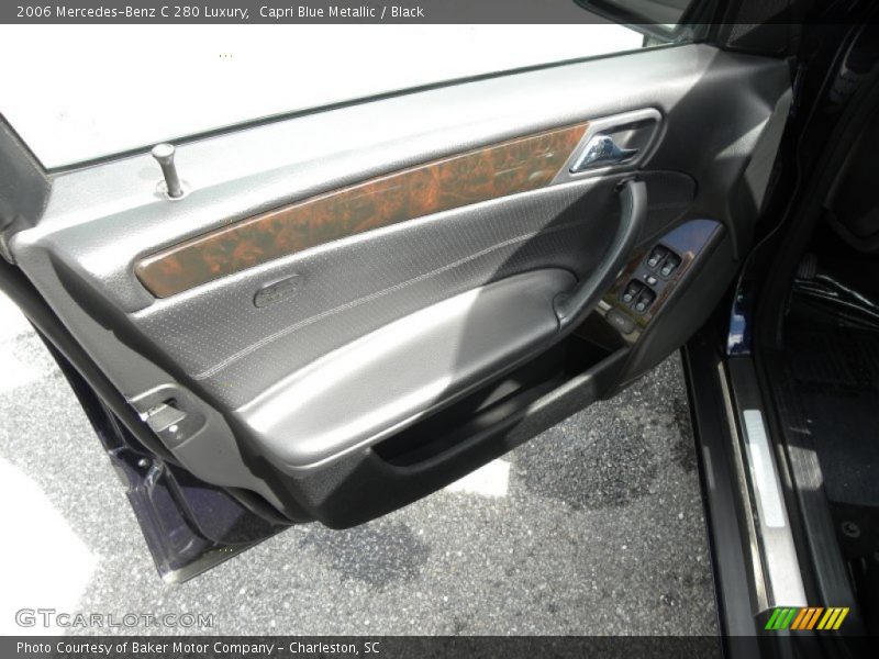 Capri Blue Metallic / Black 2006 Mercedes-Benz C 280 Luxury
