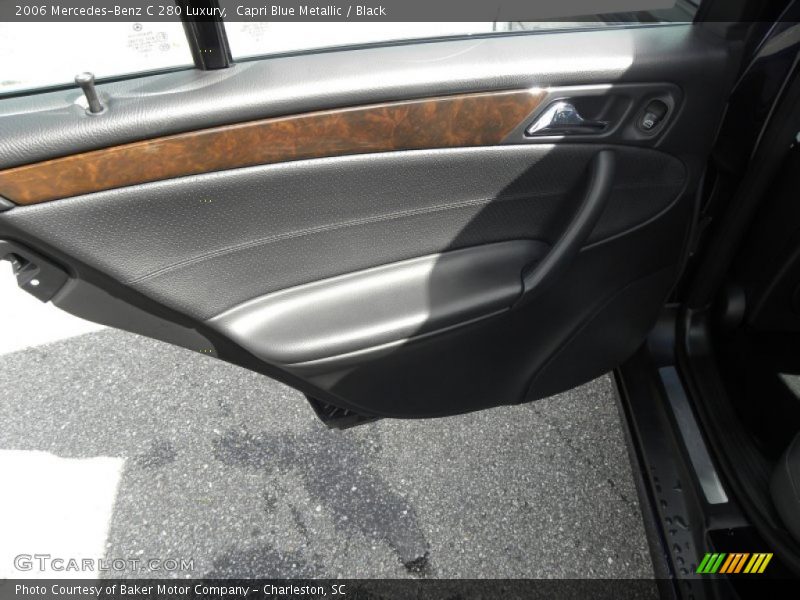Capri Blue Metallic / Black 2006 Mercedes-Benz C 280 Luxury