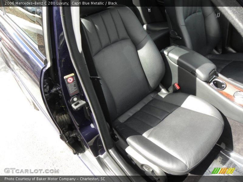 Capri Blue Metallic / Black 2006 Mercedes-Benz C 280 Luxury