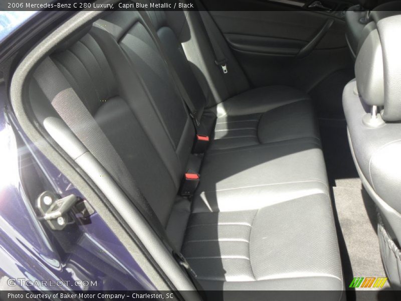 Capri Blue Metallic / Black 2006 Mercedes-Benz C 280 Luxury