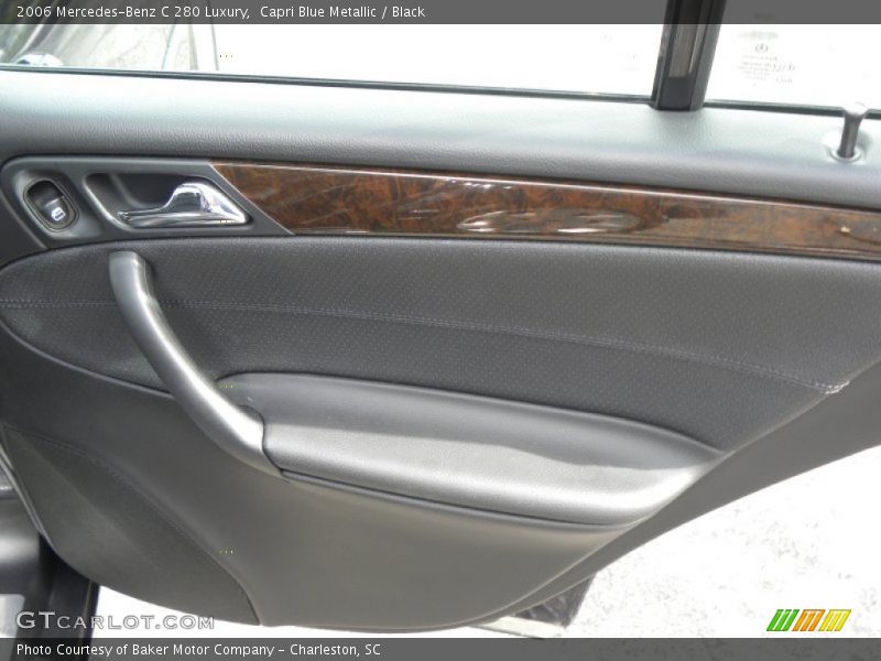 Capri Blue Metallic / Black 2006 Mercedes-Benz C 280 Luxury