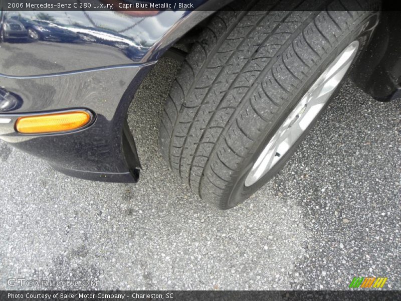 Capri Blue Metallic / Black 2006 Mercedes-Benz C 280 Luxury