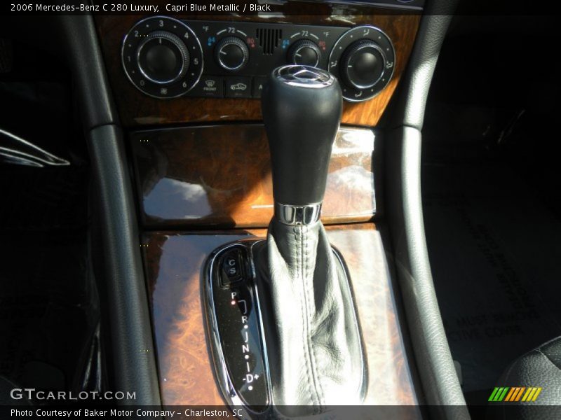 Capri Blue Metallic / Black 2006 Mercedes-Benz C 280 Luxury