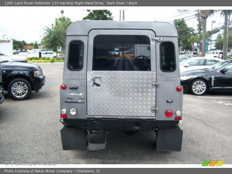 Dark Silver / Black 1985 Land Rover Defender 110 Hardtop Right Hand Drive