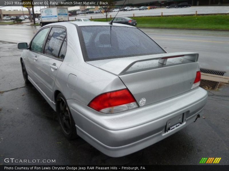 Munich Silver Metallic / Black 2003 Mitsubishi Lancer OZ Rally