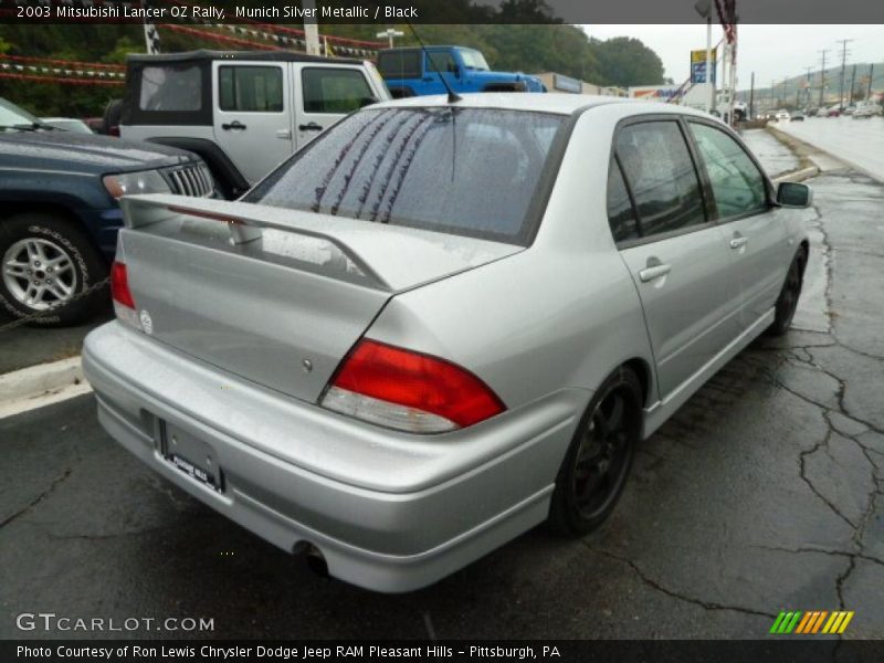 Munich Silver Metallic / Black 2003 Mitsubishi Lancer OZ Rally