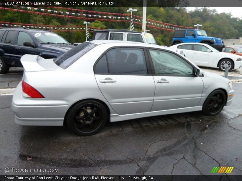 Munich Silver Metallic / Black 2003 Mitsubishi Lancer OZ Rally