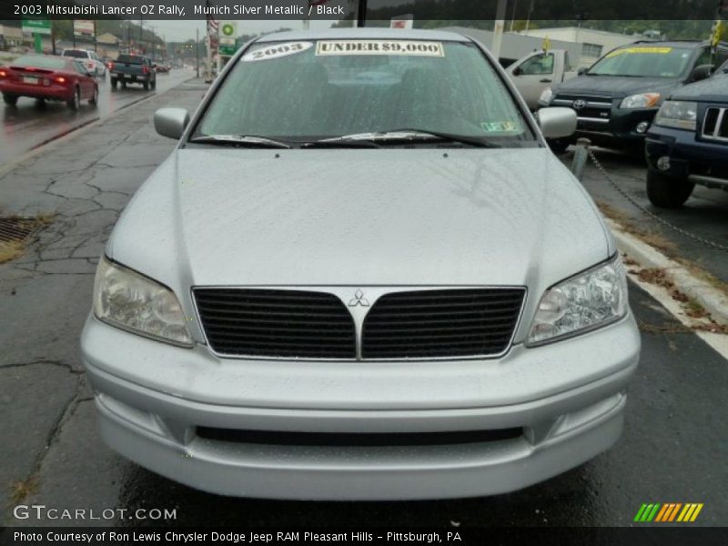 Munich Silver Metallic / Black 2003 Mitsubishi Lancer OZ Rally