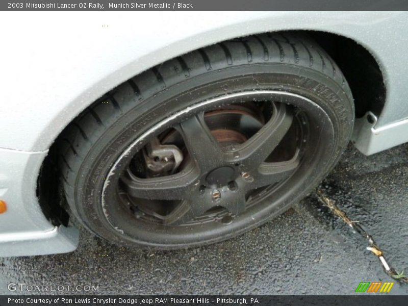 Munich Silver Metallic / Black 2003 Mitsubishi Lancer OZ Rally