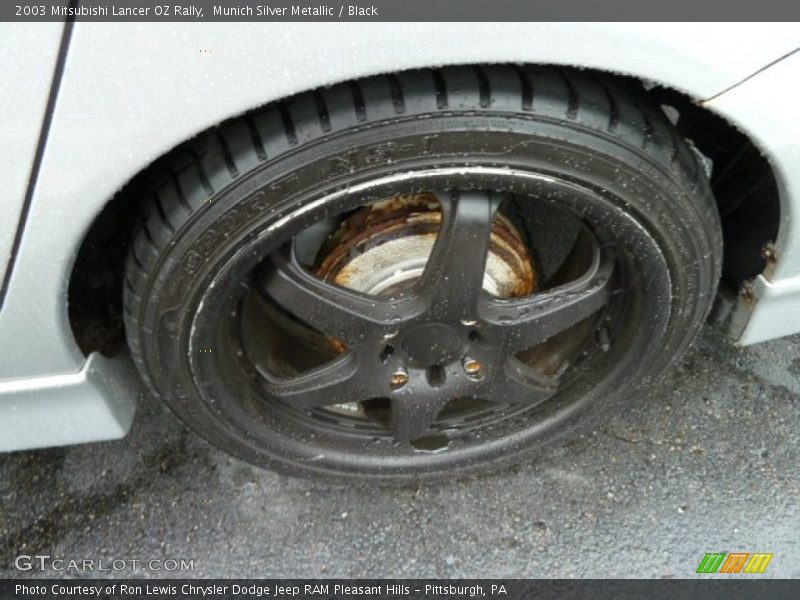 Munich Silver Metallic / Black 2003 Mitsubishi Lancer OZ Rally