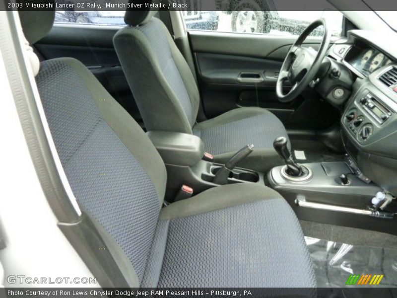  2003 Lancer OZ Rally Black Interior