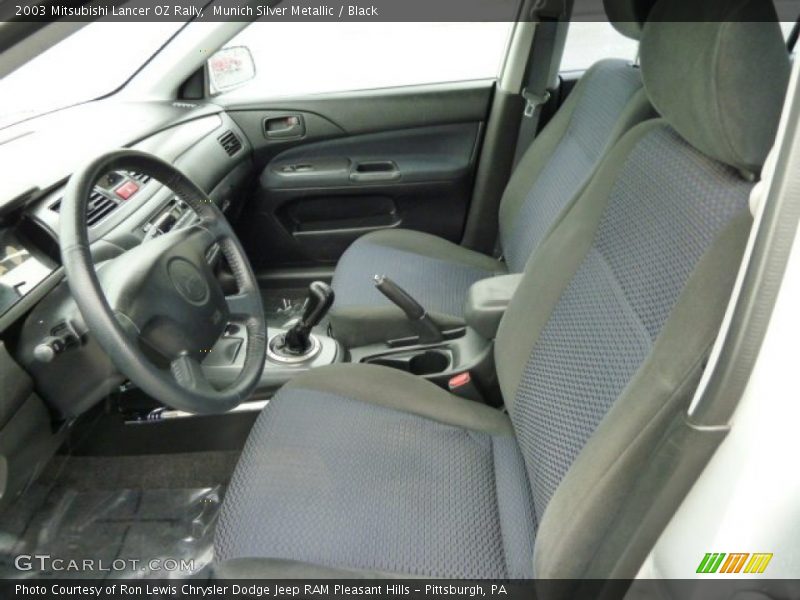  2003 Lancer OZ Rally Black Interior