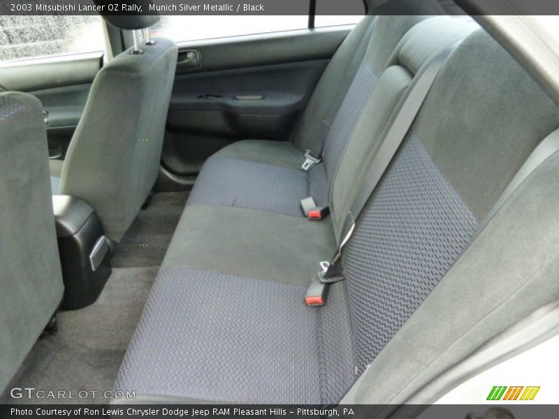  2003 Lancer OZ Rally Black Interior