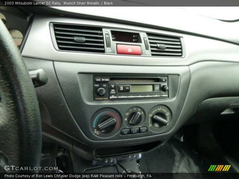 Controls of 2003 Lancer OZ Rally