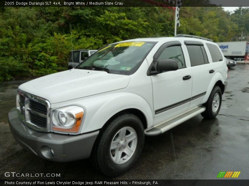 Bright White / Medium Slate Gray 2005 Dodge Durango SLT 4x4