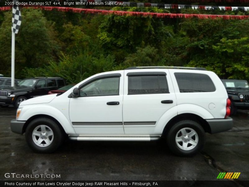 Bright White / Medium Slate Gray 2005 Dodge Durango SLT 4x4